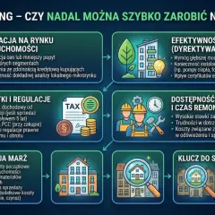 Inwestowanie w nieruchomości przez house flipping: analiza rynku, podatki, remonty i klucz do sukcesu.