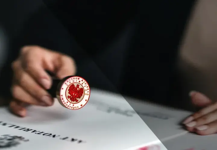 Notariusz pieczętuje dokument. Sprawdź nabycie spadku u notariusza cennik.