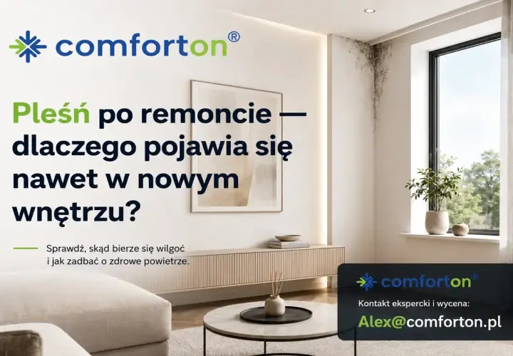 Pleśń na ścianie po remoncie? Sprawdź, jak zadbać o wentylację w łazience i zdrowe powietrze.