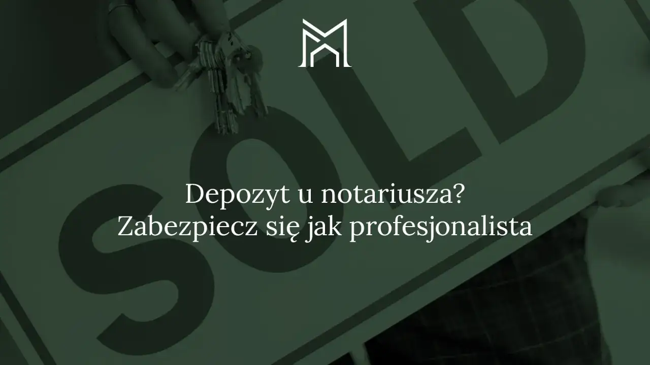 Dłoń z kluczami na tle napisu